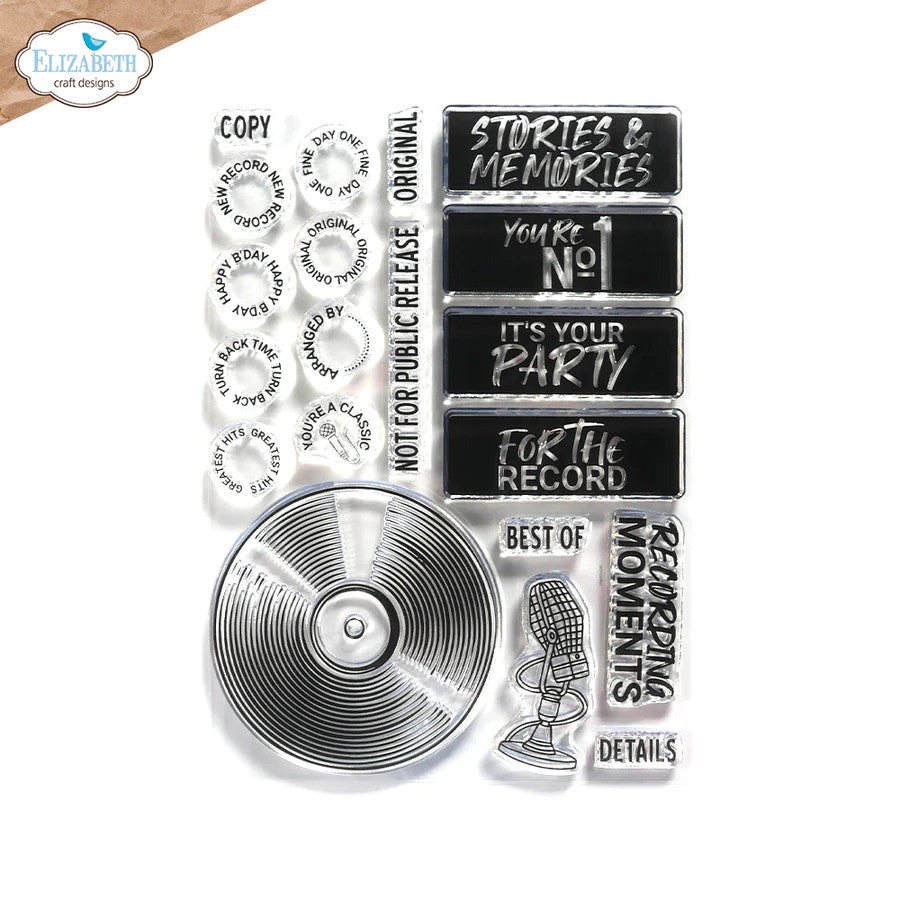 Elizabeth Craft Designs Verhalen en herinneringen stempelset CS313